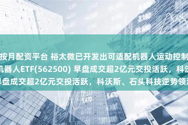 按月配资平台 裕太微已开发出可适配机器人运动控制的以太网通信产品!机器人ETF(562500) 早盘成交超2亿元交投活跃,科沃斯、石头科技逆势领涨
