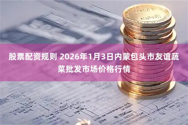 股票配资规则 2026年1月3日内蒙包头市友谊蔬菜批发市场价格行情