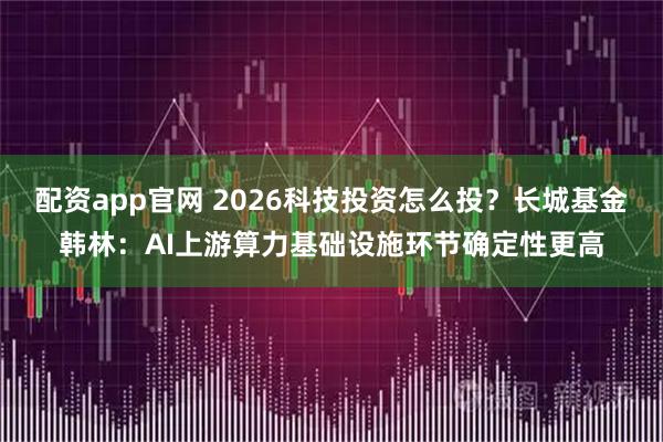 配资app官网 2026科技投资怎么投？长城基金韩林：AI上游算力基础设施环节确定性更高